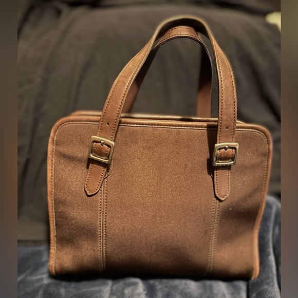 Coach Vintage 6221 Neo Compartment Satchel  (Mahogany) - GUC - Picture 8 of 13